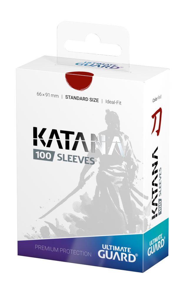 Ultimate Guard Katana-Ärmel, Standardgröße, Rot (100)