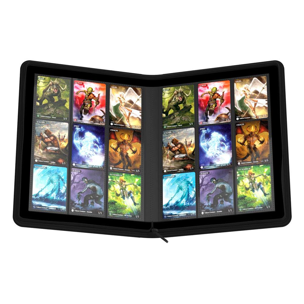 Ultimate Guard Zipfolio 360 – 18-Pocket XenoSkin Schwarz