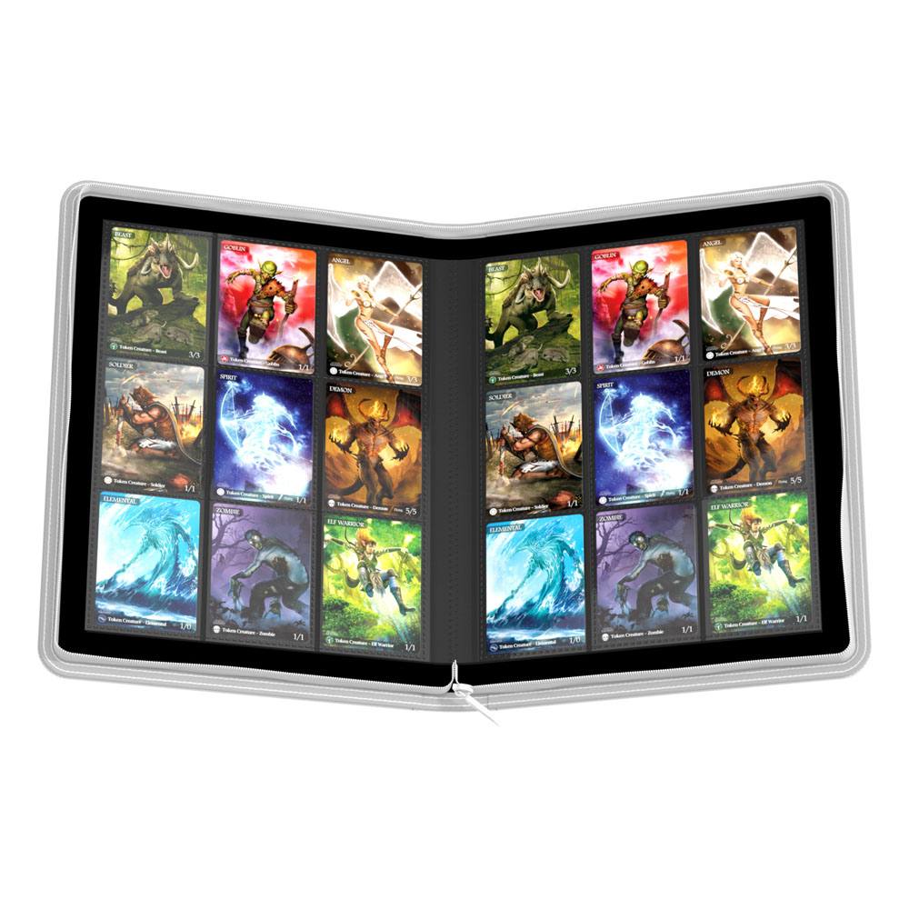 Ultimate Guard Zipfolio 360 – 18-Pocket XenoSkin Weiß