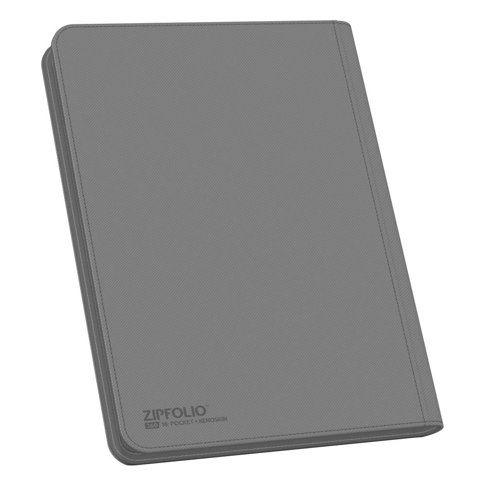 Ultimate Guard Zipfolio 360 – 18-Pocket XenoSkin Grau