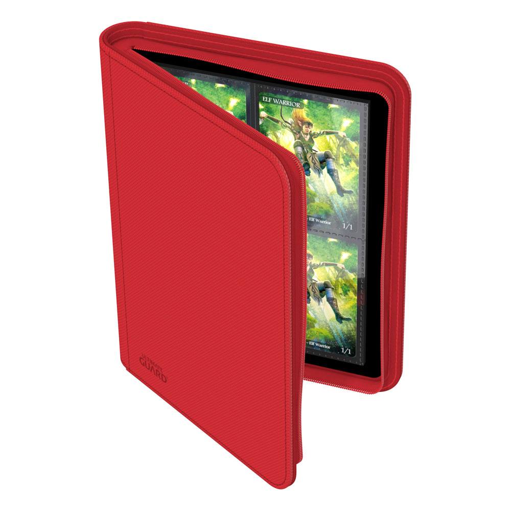 Ultimate Guard Zipfolio 160 – 8-Pocket XenoSkin Rot