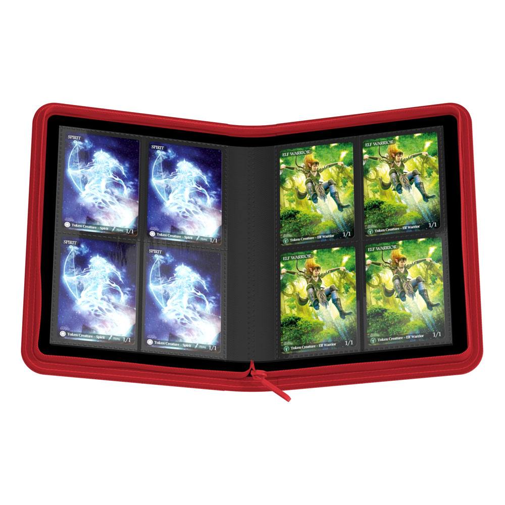 Ultimate Guard Zipfolio 160 – 8-Pocket XenoSkin Rot
