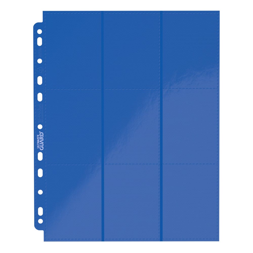 Ultimate Guard 18-Pocket-Seiten, seitlich einladbar, Blau (10)