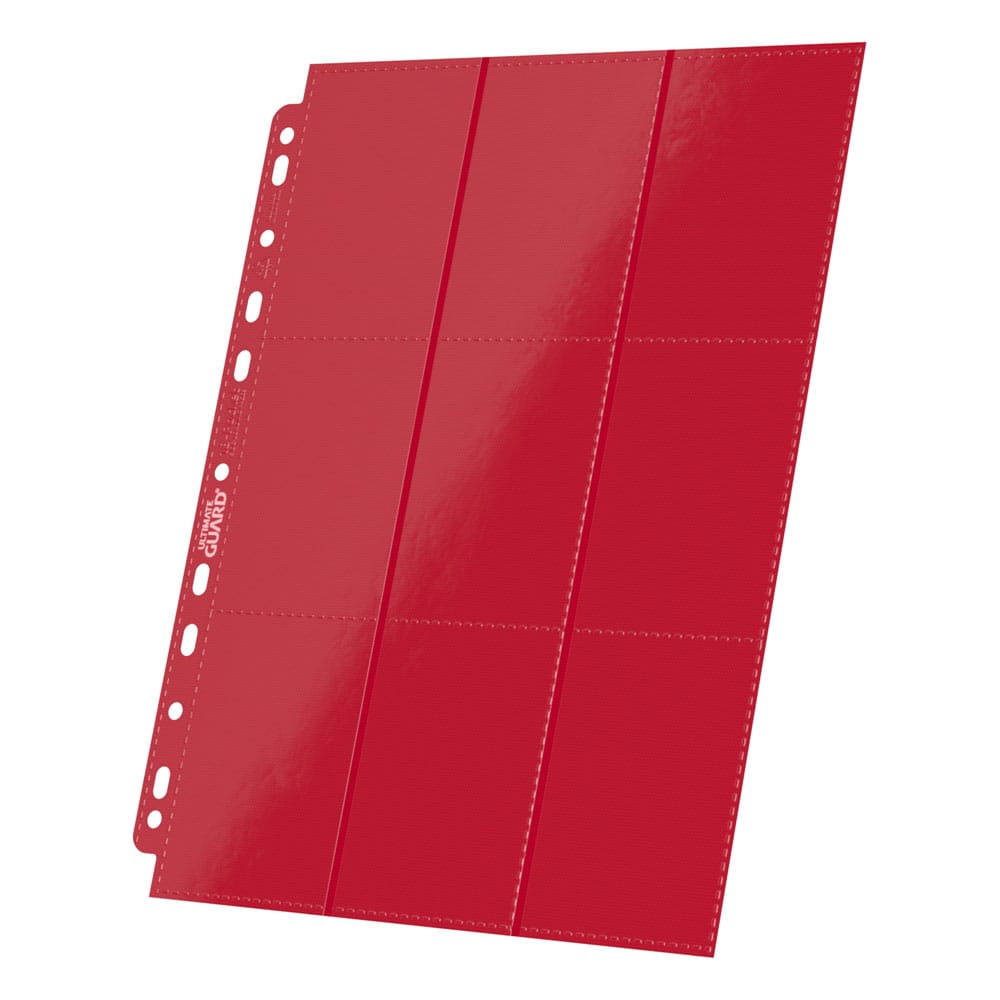 Ultimate Guard 18-Pocket-Seiten, seitlich einladbar, Rot (10)