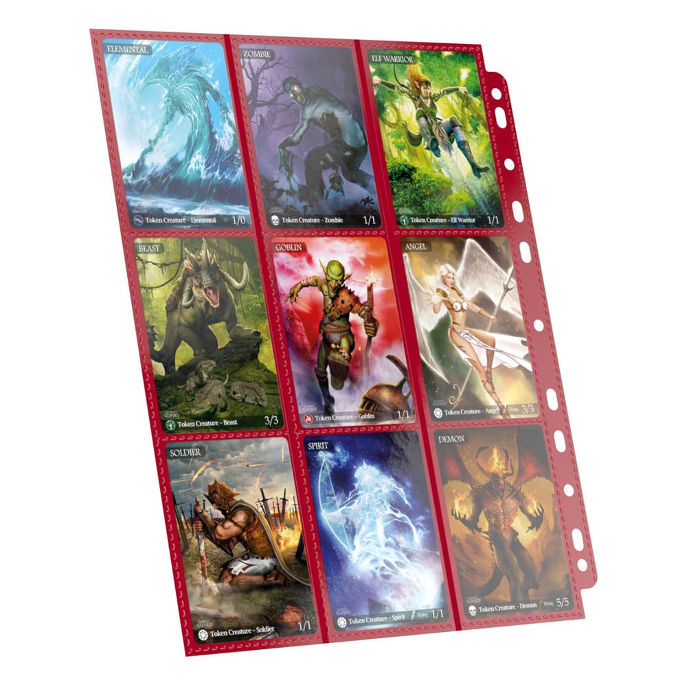 Ultimate Guard 18-Pocket Pages Side-Loading Red (10)