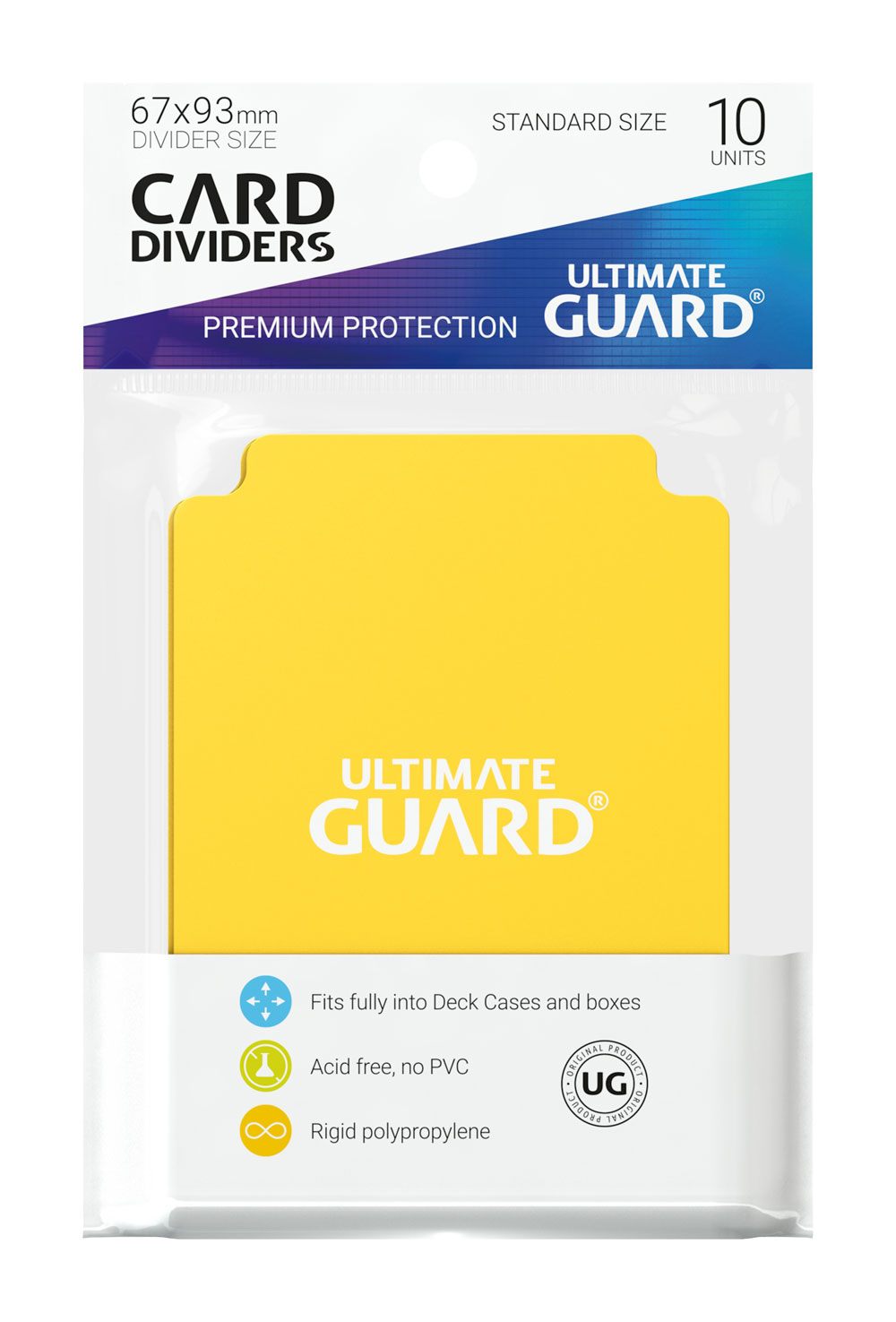 Ultimate Guard Kartenteiler, Standardgröße, Gelb (10)
