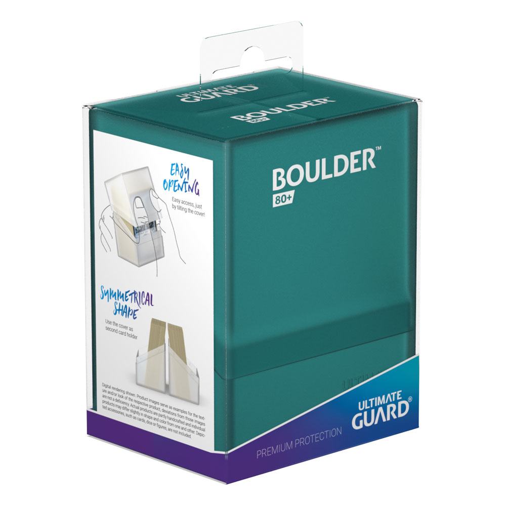 Ultimate Guard Boulder Deck Case 80+ Standardgröße Malachit