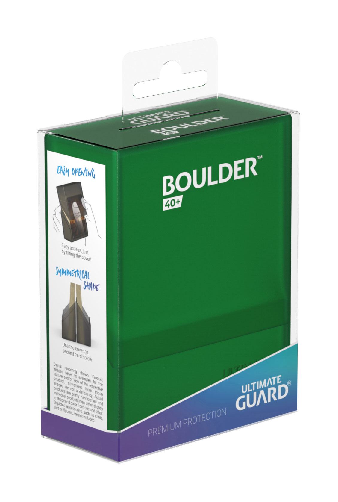 Ultimate Guard Boulder Deck Case 40+ Standardgröße Smaragd