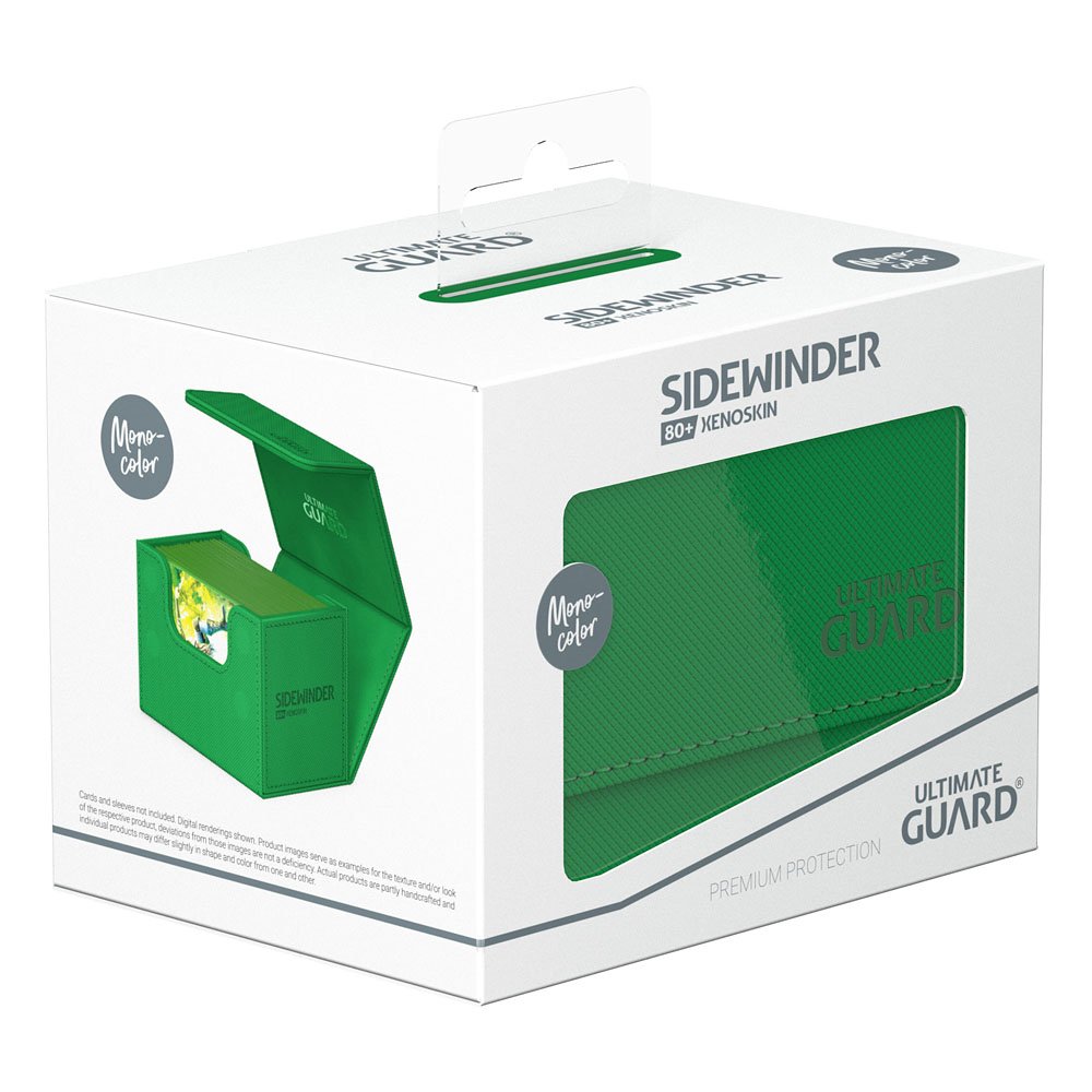Ultimate Guard Sidewinder 80+ XenoSkin Monocolor Grün