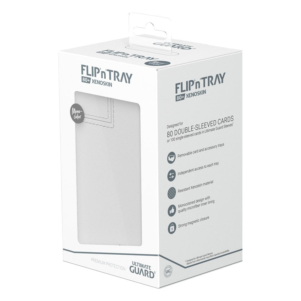 Ultimate Guard Flip`n`Tray 80+ XenoSkin Monocolor White