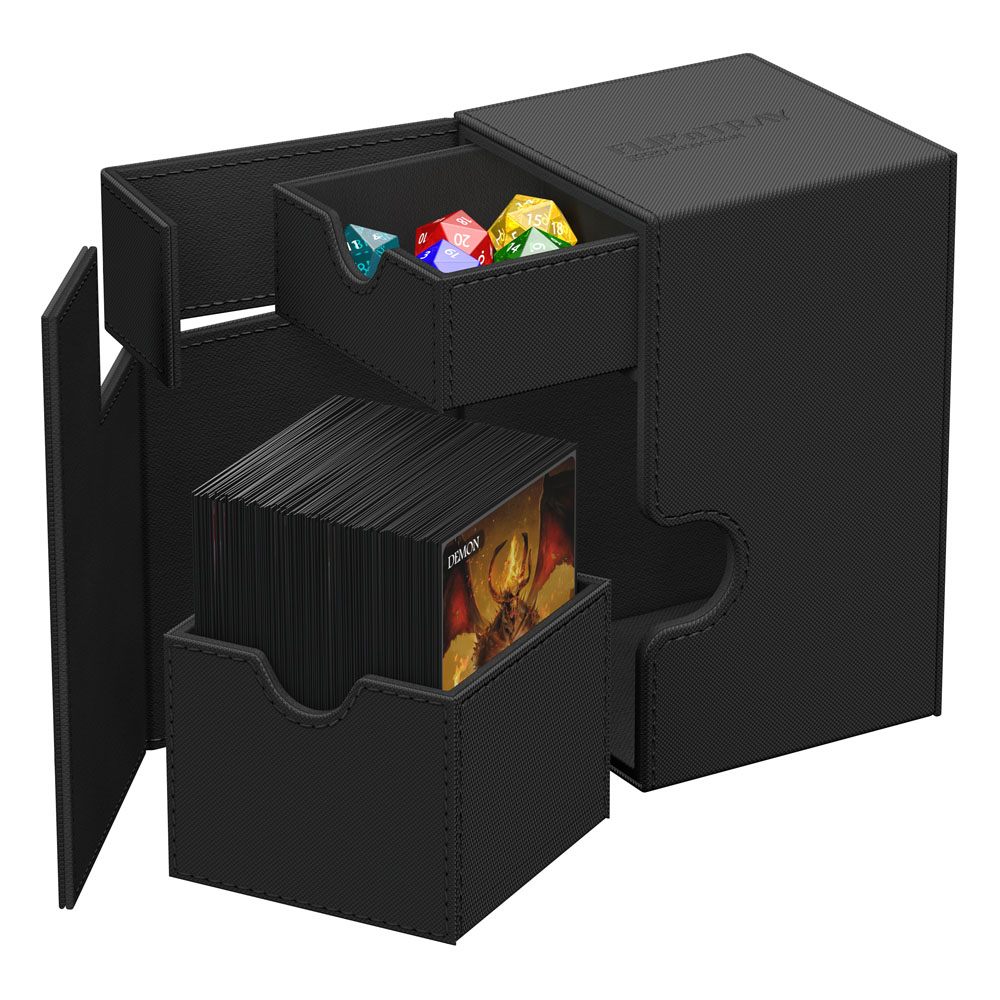 Ultimate Guard Flip`n`Tray 100+ XenoSkin Monocolor Schwarz