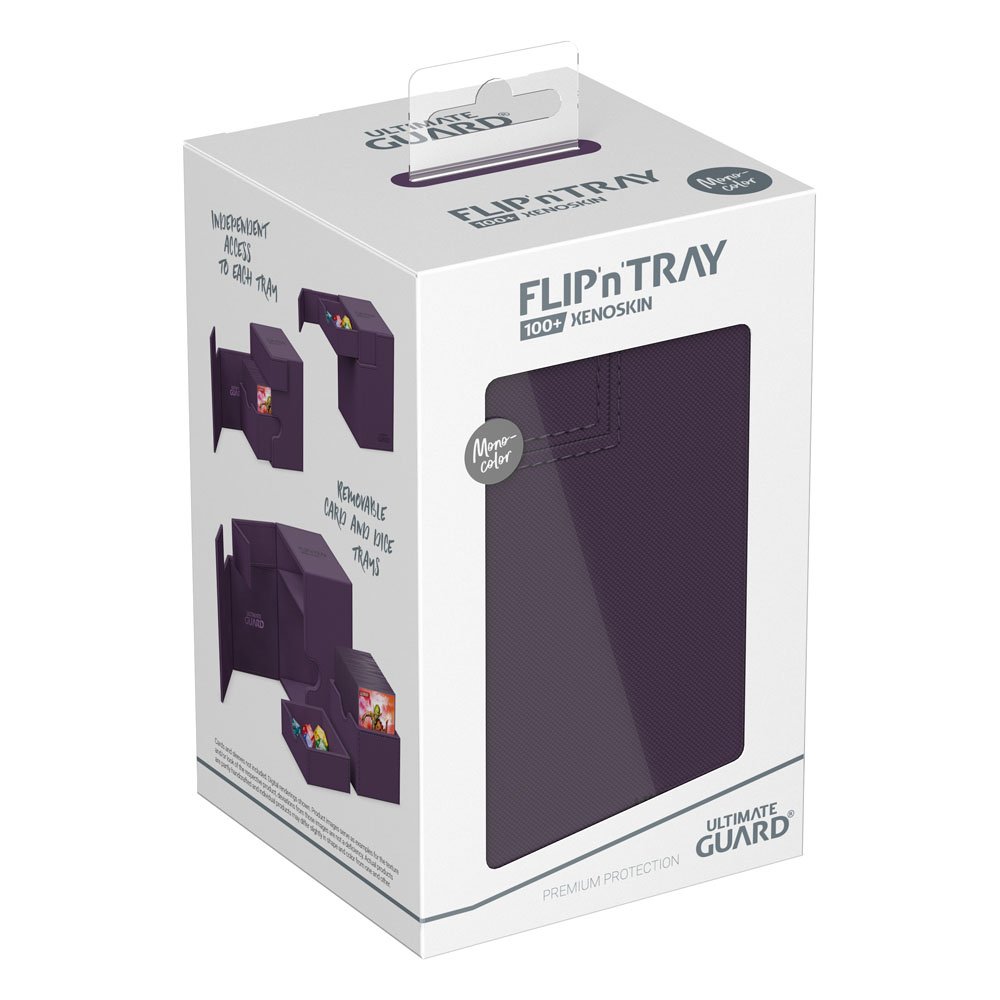 Ultimate Guard Flip`n`Tray 100+ XenoSkin Monocolor Lila