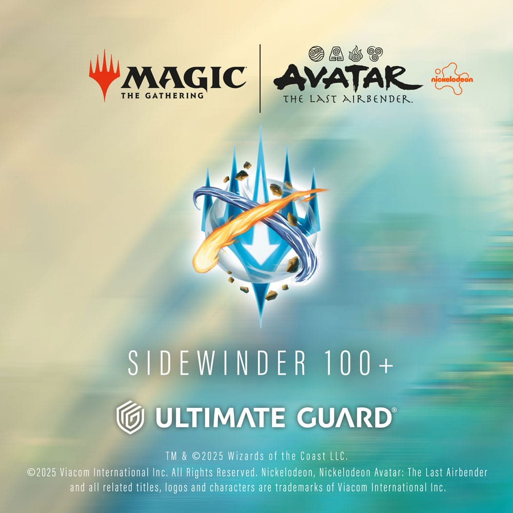 Ultimate Guard Sidewinder 100+ Xenoskin Magic: The Gathering | Avatar: The Last Airbender - Mana Symbol Black