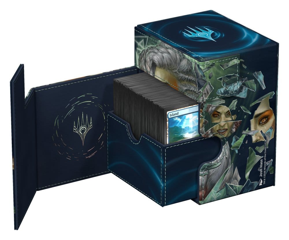 Ultimate Guard Flip'n'Tray 133+ Xenoskin Magic: The Gathering "Reality Fracture" - Blue Uncommon / Green Uncommon