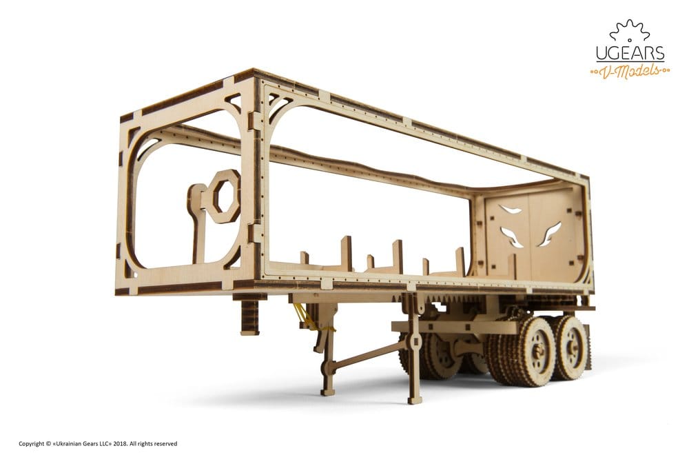 Ugears 3D Wooden Puzzle Trailer for Heavy Boy Truck VM-03