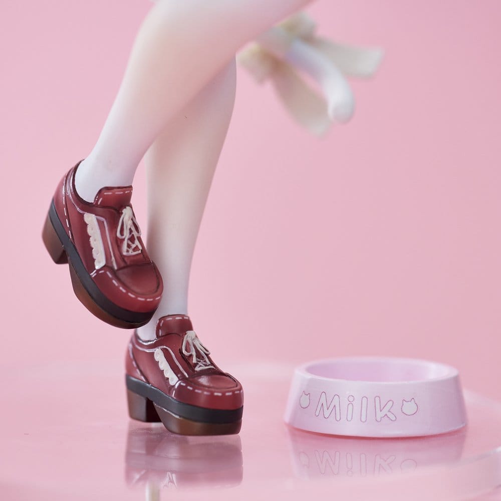 Super Sonico PVC Statue Super Sonico White Cat Ver. 27 cm