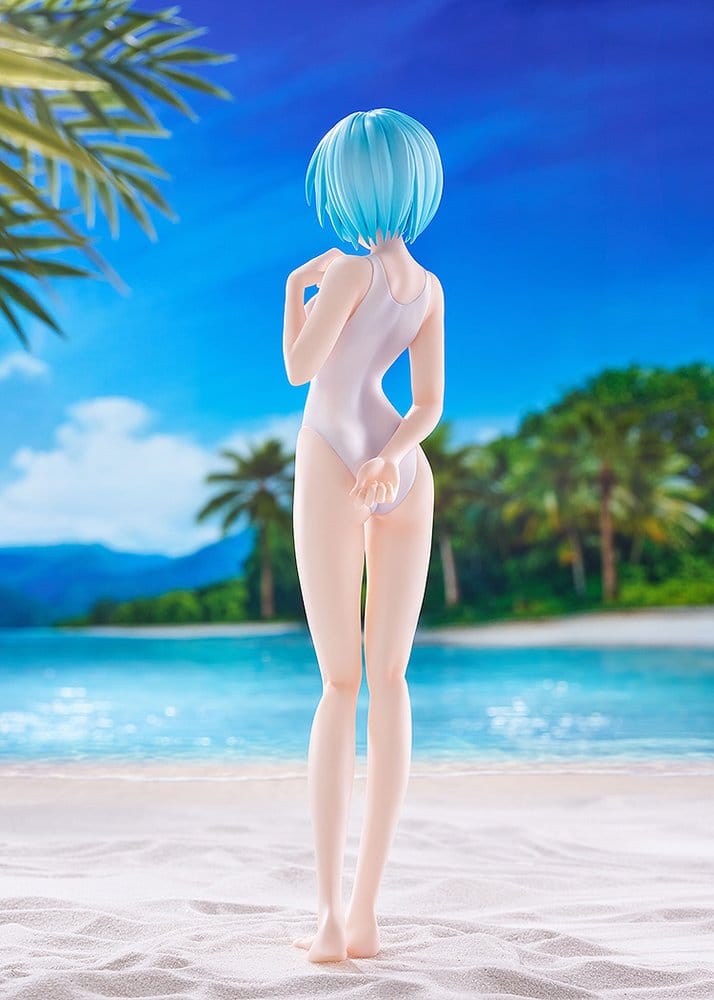 Rebuild of Evangelion Pop Up Parade Beach Queens Rei Ayanami (One-Piece Style) L Size 22 cm