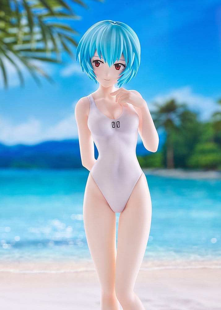 Rebuild of Evangelion Pop Up Parade Beach Queens Rei Ayanami (One-Piece Style) L Size 22 cm