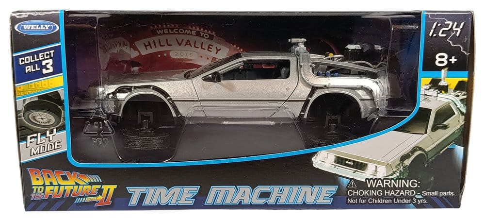 Zurück in die Zukunft II Druckgussmodell 1/24 ´81 DeLorean LK Coupe Schwungrad
