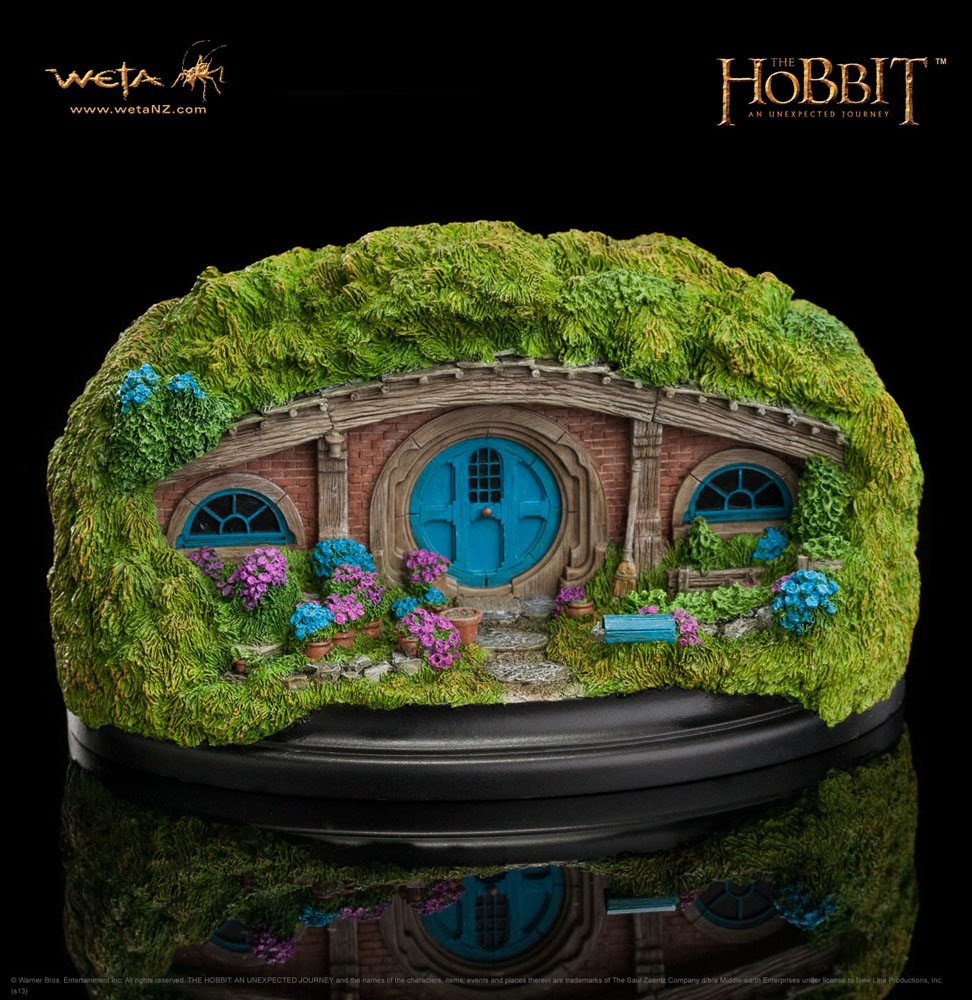 The Hobbit An Unexpected Journey Statue 36 Bagshot Row 6 cm