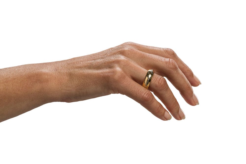 Herr der Ringe Wolframring Der Eine Ring (vergoldet) Größe 11