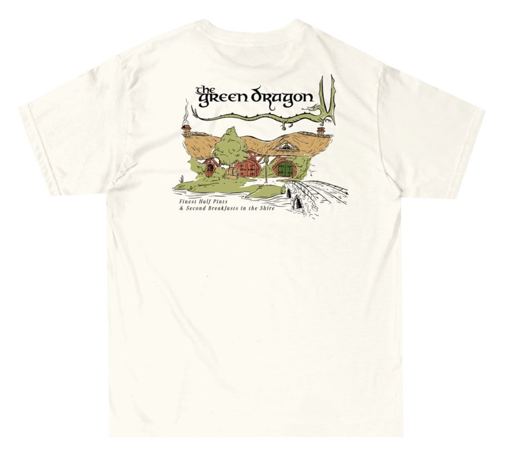The Lord of the Rings T-Shirt Green Dragon Inn / Cream XL