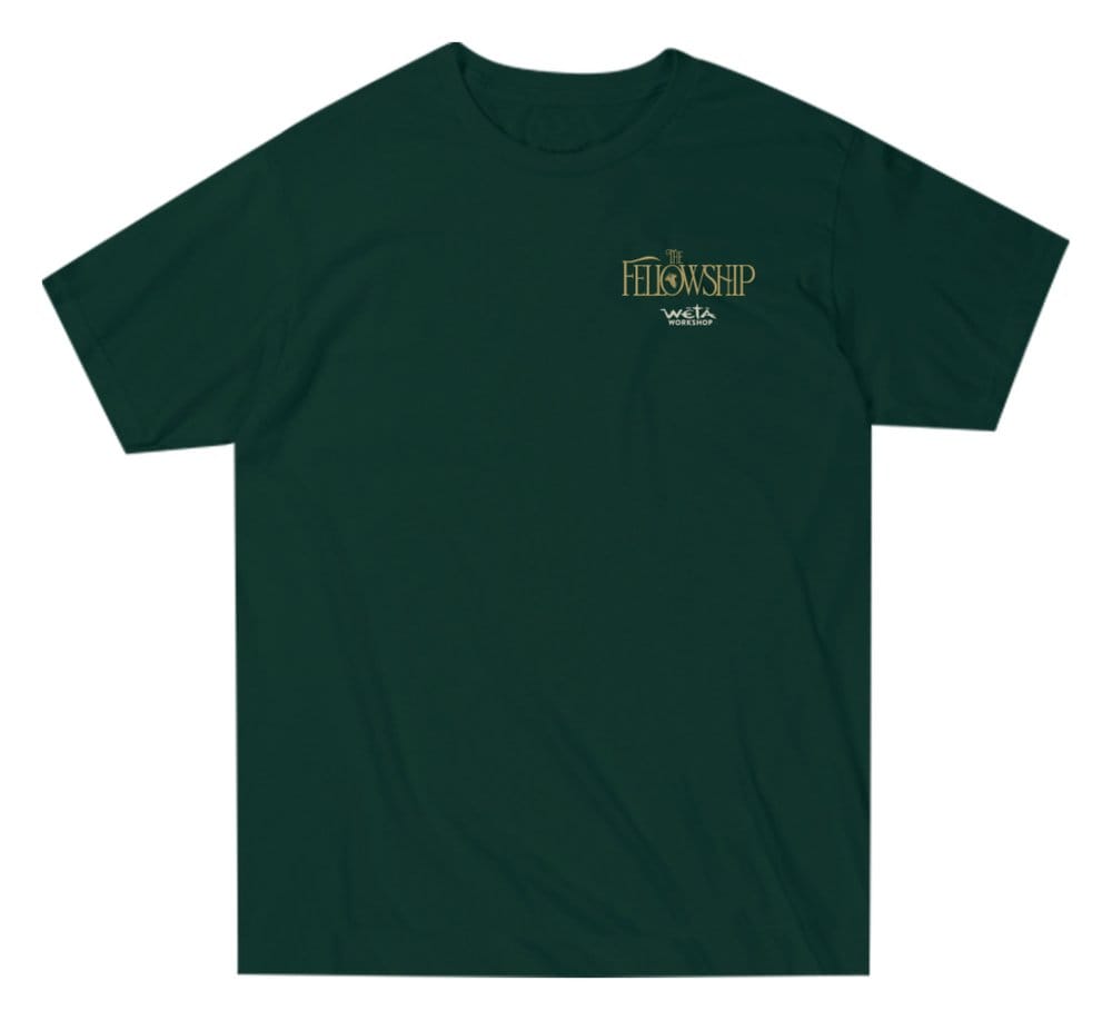 The Lord of the Rings T-Shirt The Fellowship / Green L