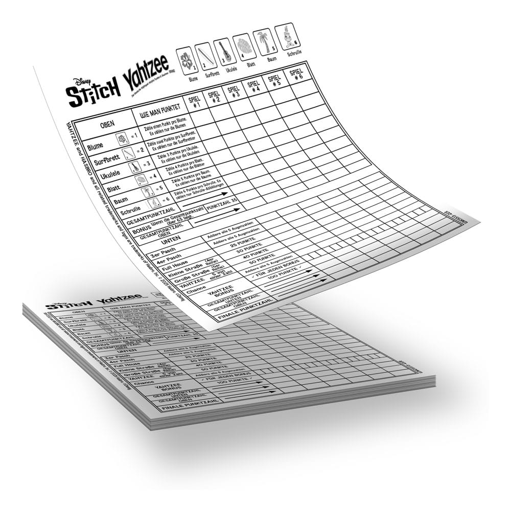 Lilo & Stitch Yahtzee Stitch *German Version*