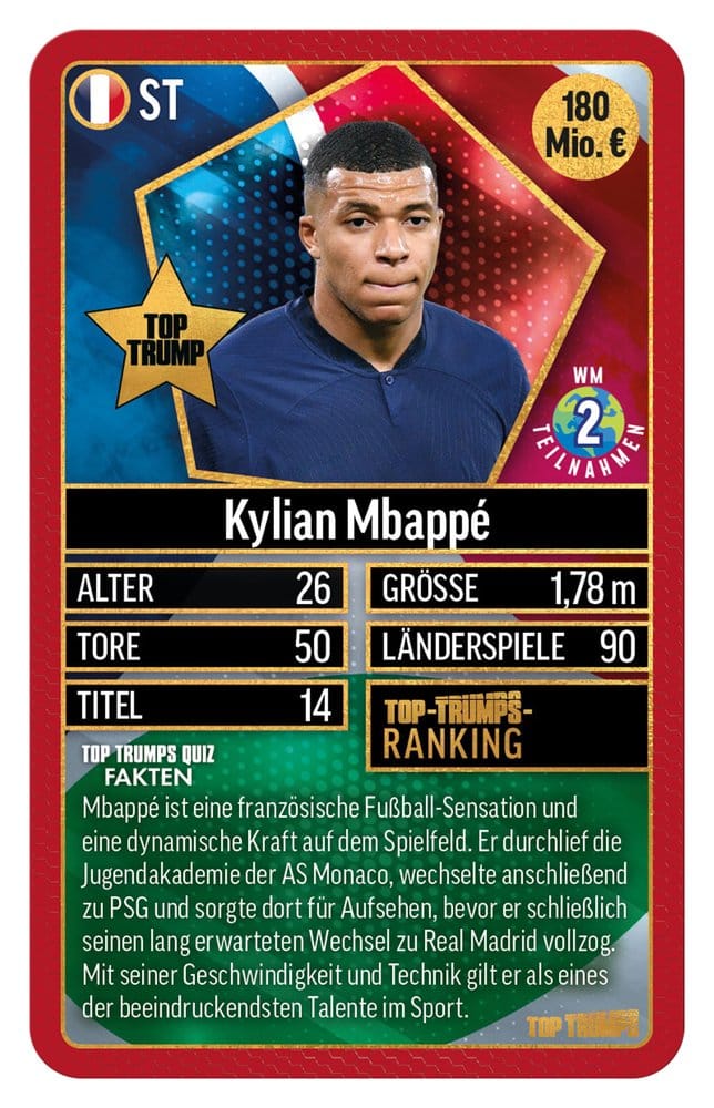 World Football Stars Card Game 200 Starter Pack *German Version*