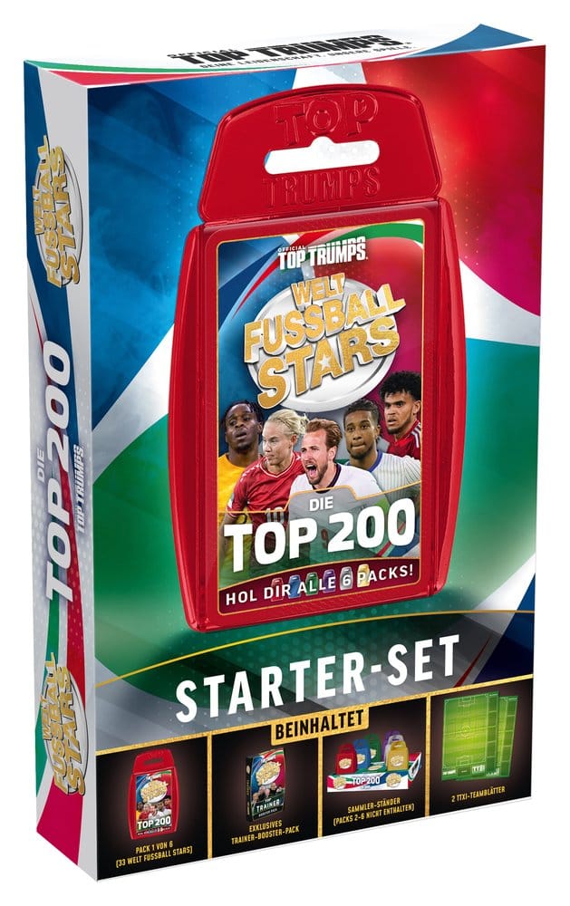 World Football Stars Card Game 200 Starter Pack *German Version*