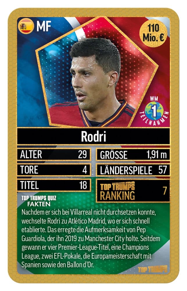 World Football Stars Card Game 200 Pack 6 *German Version*