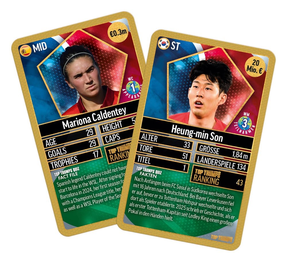 World Football Stars Card Game 200 Pack 6 *German Version*