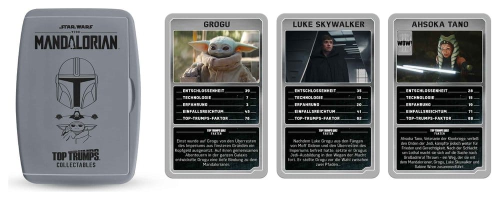 The Mandalorian and Grogu Card Game Top Trumps Collectables *German Version*