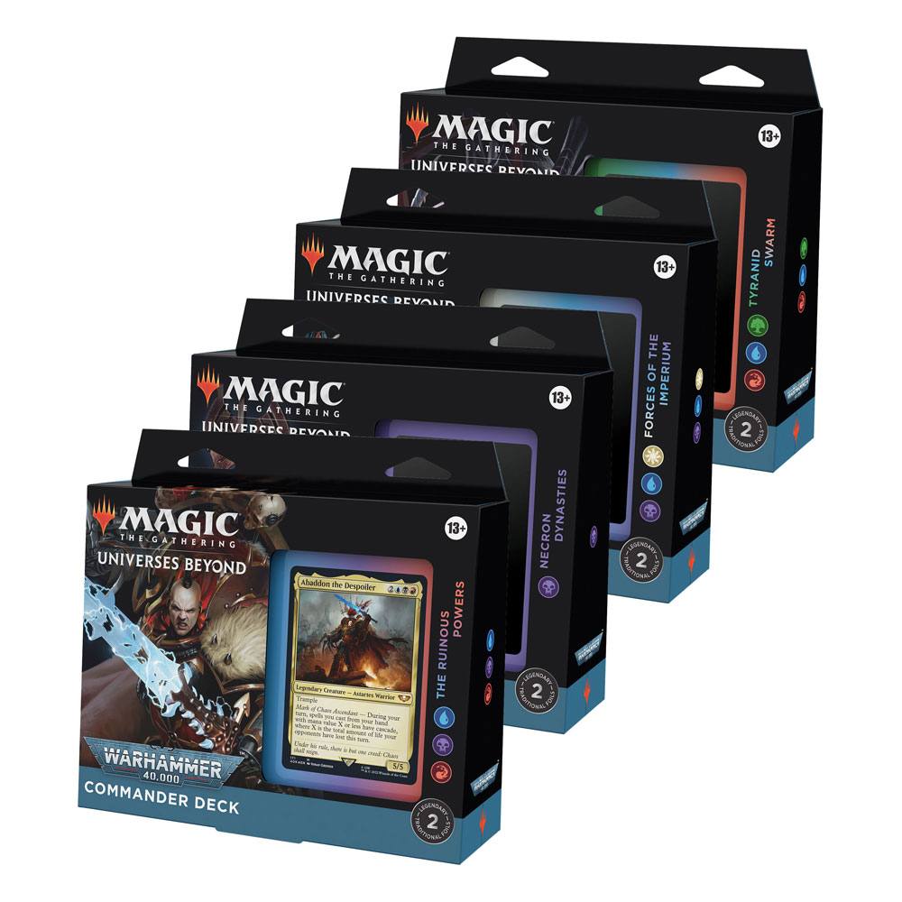 Magic the Gathering Universes Beyond: Warhammer 40.000 Commander Decks Display (4) Englisch