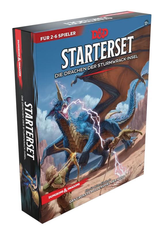 Dungeons & Dragons RPG Starterset: Die Drachen der Sturmwrack-Insel german - Damaged packaging