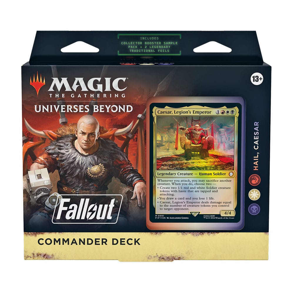 Magic the Gathering Universes Beyond: Fallout Commander Decks Display (4) Englisch