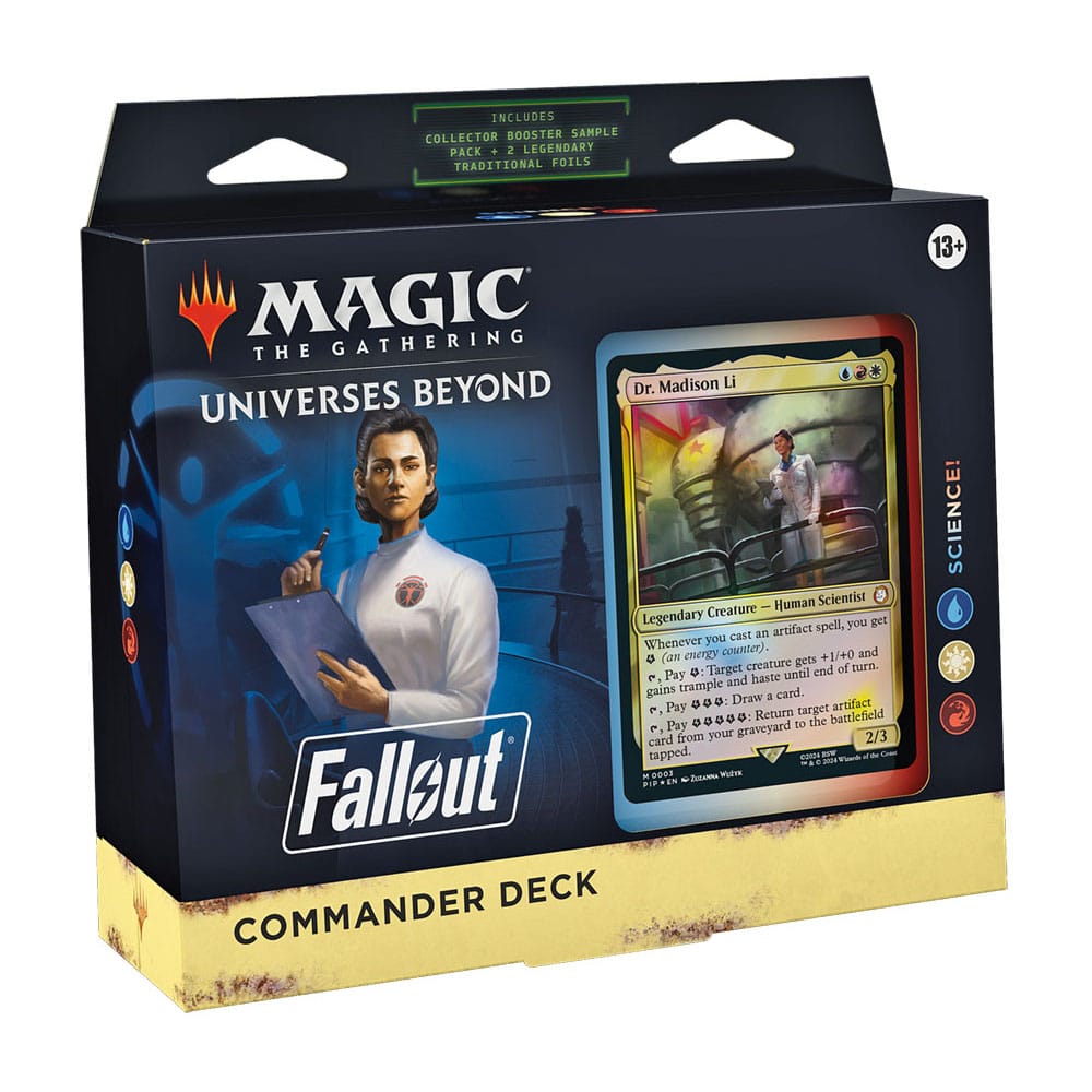 Magic the Gathering Universes Beyond: Fallout Commander Decks Display (4) Englisch