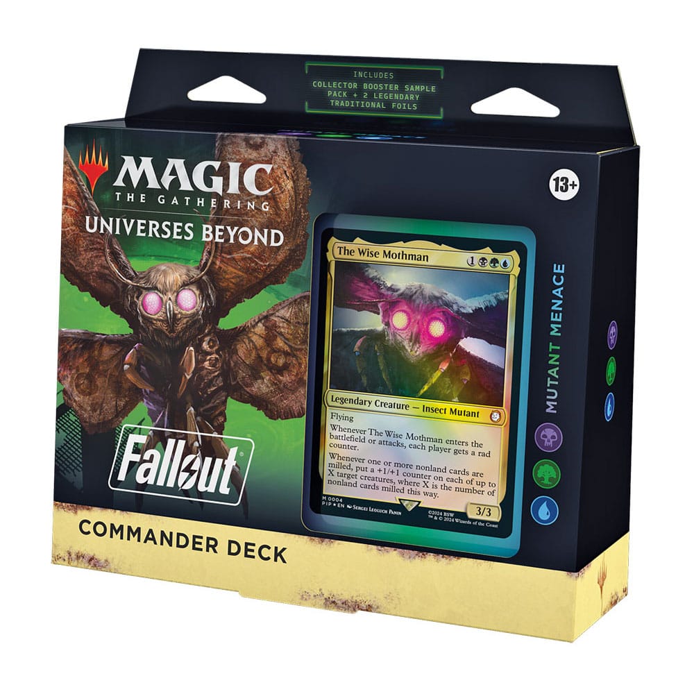 Magic the Gathering Universes Beyond: Fallout Commander Decks Display (4) Englisch