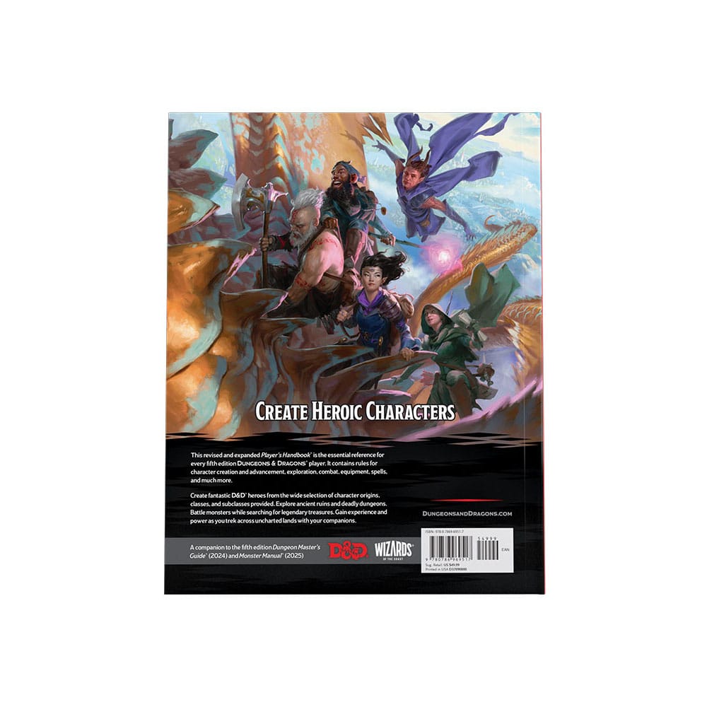 Dungeons &amp; Dragons RPG Player's Handbook 2024 Englisch