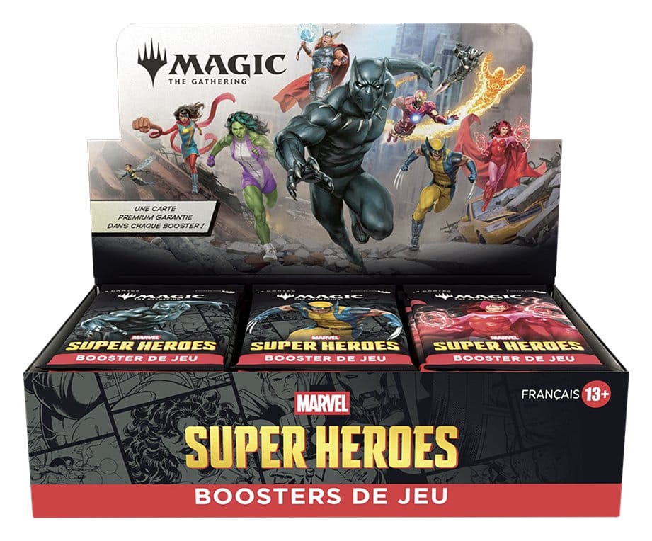 Magic the Gathering Marvel Super Heroes Play Booster Display (30) French