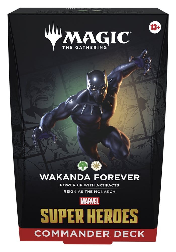 Magic the Gathering Marvel Super Heroes Commander Decks Case (4) english