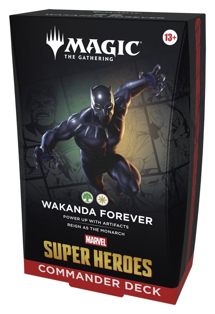 Magic the Gathering Marvel Super Heroes Commander Decks Case (4) english