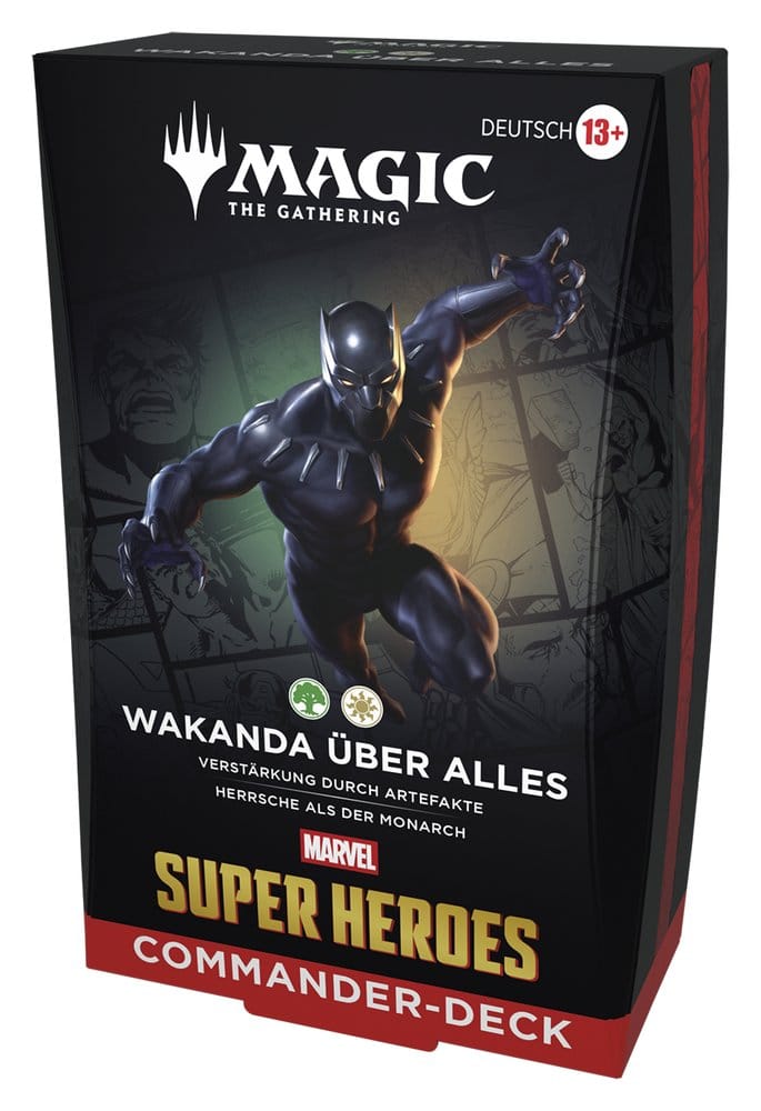 Magic the Gathering Marvel Super Heroes Commander Decks Case (4) german