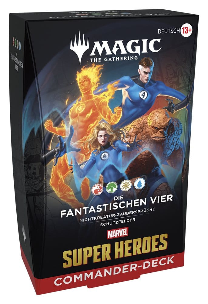 Magic the Gathering Marvel Super Heroes Commander Decks Case (4) german