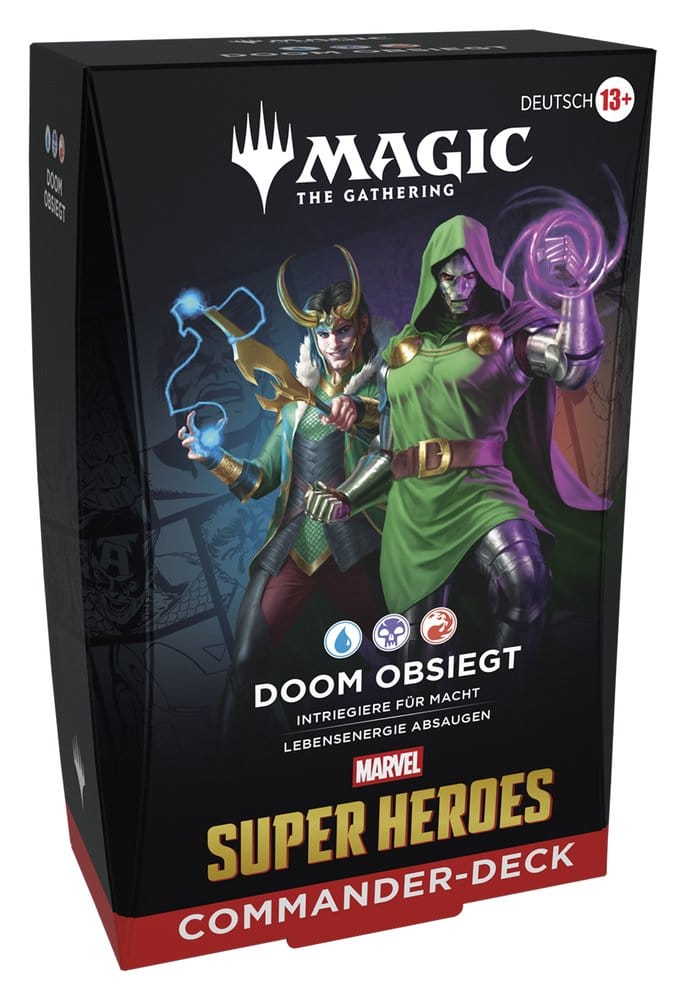 Magic the Gathering Marvel Super Heroes Commander Decks Case (4) german