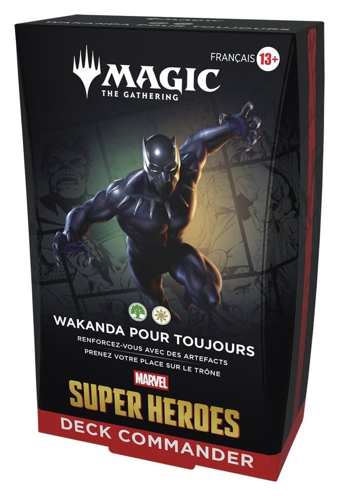 Magic the Gathering Marvel Super Heroes Commander Decks Case (4) French