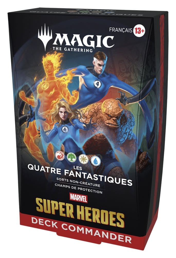 Magic the Gathering Marvel Super Heroes Commander Decks Case (4) French