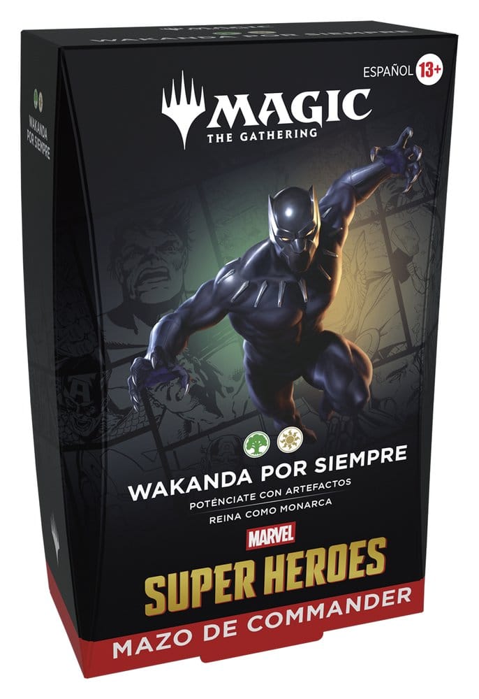 Magic the Gathering Marvel Super Heroes Commander Decks Case (4) Spanish
