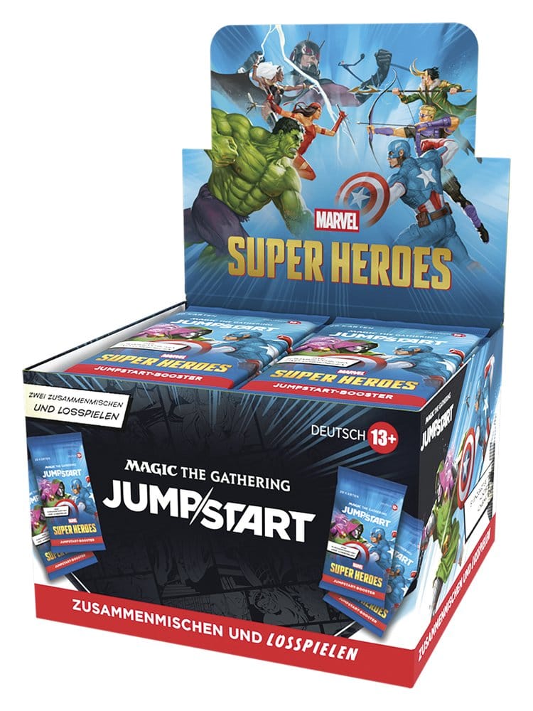 Magic the Gathering Marvel Super Heroes Jumpstart Booster Display (24) german