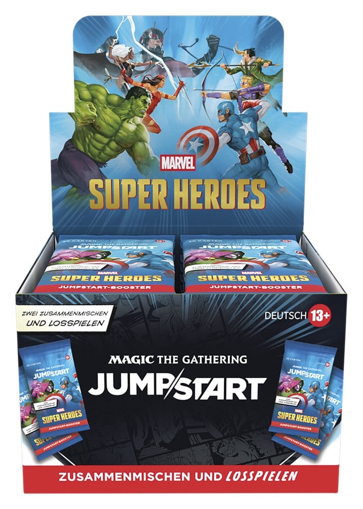 Magic the Gathering Marvel Super Heroes Jumpstart Booster Display (24) German